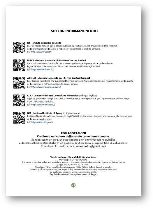 Consigli, falsi miti e tabelle in Memosalus®